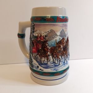 1993 Budweiser ‘SPECIAL DELIVERY” Holiday Stein Anheuser Busch